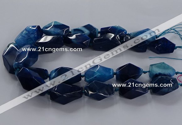 CNG2735 15.5 inches 15*30mm - 20*40mm nuggets agate beads