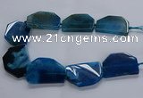 CNG2749 15.5 inches 30*45mm - 35*50mm freeform agate beads