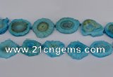 CNG2765 15.5 inches 30*40mm - 45*50mm freeform druzy agate beads