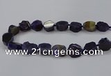 CNG2769 15.5 inches 20*22mm - 22*26mm freeform agate beads