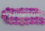 CNG2847 15.5 inches 15*20mm - 25*30mm freeform druzy agate beads