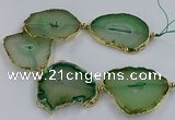 CNG2885 8 inches 40*50mm - 50*60mm freeform druzy agate beads