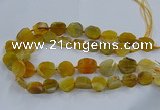 CNG2907 15.5 inches 12*16mm - 15*25mm freeform agate beads