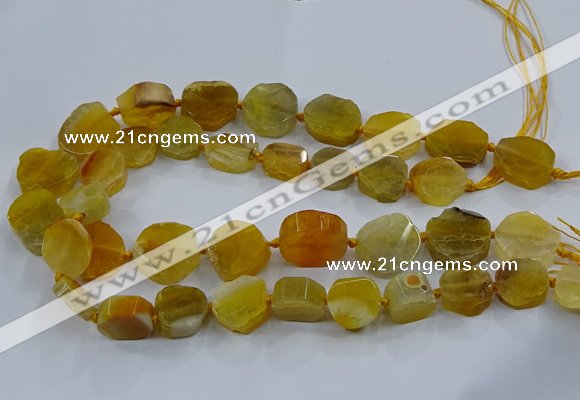 CNG2907 15.5 inches 12*16mm - 15*25mm freeform agate beads