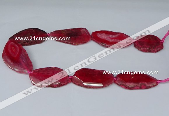 CNG2952 15.5 inches 25*35mm - 30*50mm freeform agate beads