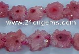 CNG2969 15.5 inches 8*10mm - 15*18mm freeform druzy agate beads