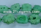 CNG2971 15.5 inches 8*10mm - 15*18mm freeform druzy agate beads