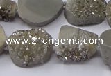 CNG2976 15.5 inches 13*18mm - 20*25mm freeform druzy agate beads