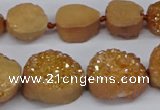 CNG2978 15.5 inches 12*16mm - 20*25mm freeform druzy agate beads