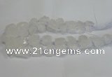 CNG3015 15.5 inches 15*20mm - 22*30mm nuggets white crystal beads