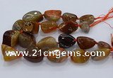 CNG3046 25*30mm - 30*40mm nuggets agate gemstone beads