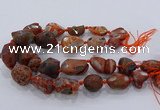 CNG3055 25*30mm - 30*40mm nuggets agate gemstone beads