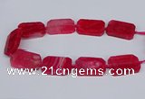 CNG3082 15.5 inches 30*40mm - 35*45mm freeform agate beads