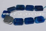 CNG3083 15.5 inches 30*40mm - 35*45mm freeform agate beads