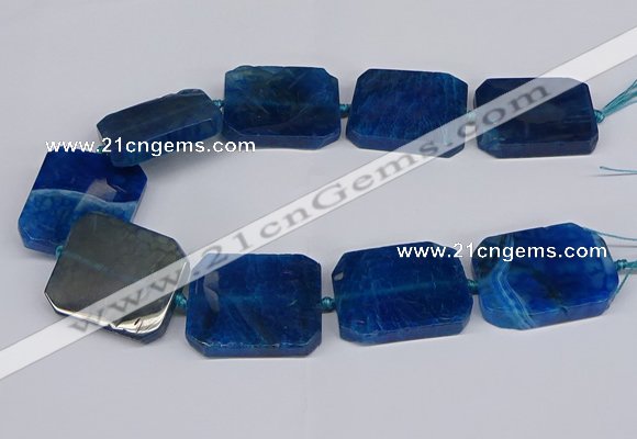 CNG3083 15.5 inches 30*40mm - 35*45mm freeform agate beads