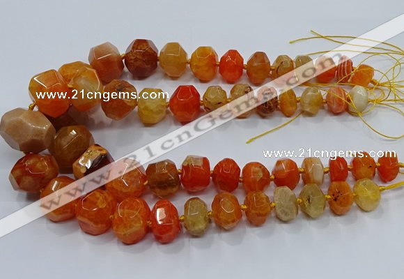 CNG3175 15.5 inches 12*16mm - 25*30mm nuggets agate beads