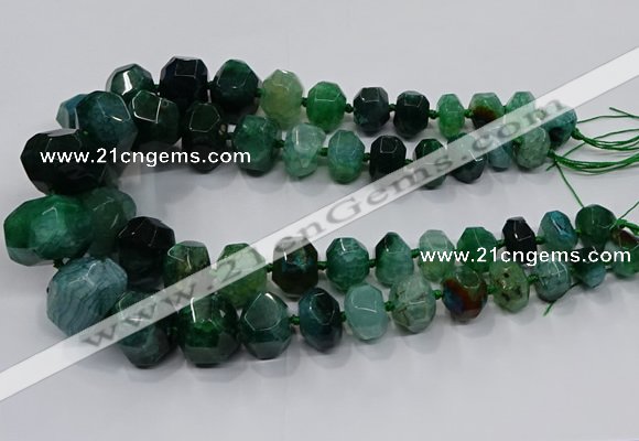 CNG3179 15.5 inches 12*16mm - 25*30mm nuggets agate beads