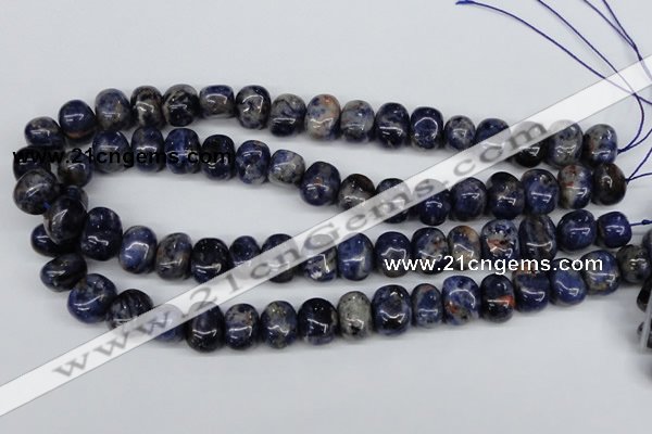 CNG32 15.5 inches 11*15mm nuggets sodalite gemstone beads