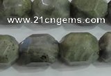 CNG320 15.5 inches 15*20mm faceted nuggets labradorite gemstone beads