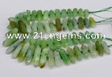 CNG3226 15.5 inches 10*20mm - 12*40mm faceted nuggets agate beads