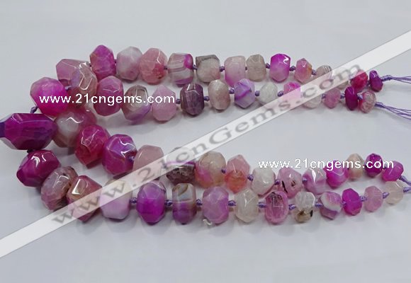 CNG3231 15.5 inches 12*16mm - 25*30mm nuggets agate beads