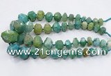 CNG3232 15.5 inches 12*16mm - 25*30mm nuggets agate beads