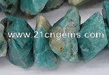 CNG3246 15.5 inches 25*35mm - 30*40mm nuggets amazonite beads