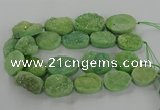 CNG3273 15.5 inches 22*30mm - 30*40mm freeform druzy agate beads