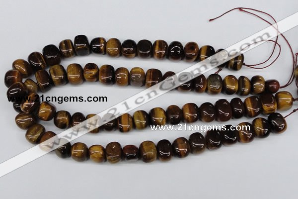 CNG33 15.5 inches 11*15mm nuggets yellow tiger eye gemstone beads