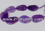 CNG3350 15.5 inches 40*50mm - 45*60mm freeform agate beads