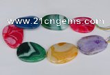 CNG3355 15.5 inches 40*50mm - 45*60mm freeform agate beads