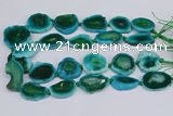 CNG3457 15.5 inches 20*30mm - 30*40mm freeform agate beads