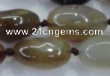 CNG348 15.5 inches 15*20mm - 20*30mm nuggets agate gemstone beads