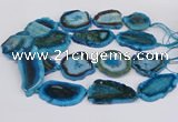 CNG3490 15.5 inches 35*40mm - 45*55mm freeform agate beads