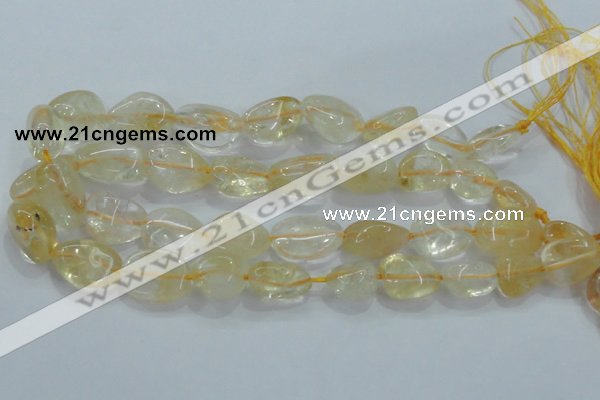 CNG350 15.5 inches 13*18mm - 20*25mm nuggets citrine gemstone beads