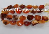 CNG3508 15.5 inches 15*20mm - 18*25mm faceted nuggets agate beads