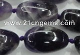 CNG354 15.5 inches 15*20mm - 25*35mm nuggets amethyst beads