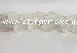 CNG3558 15.5 inches 18*20mm - 25*30mm nuggets rough white crystal beads
