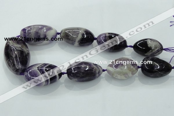 CNG356 15.5 inches 20*30mm - 30*40mm nuggets amethyst beads