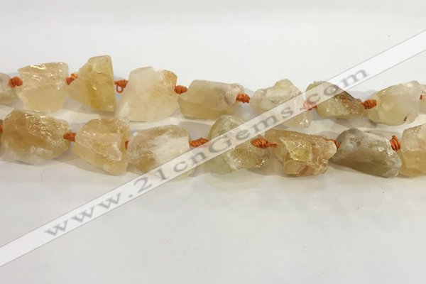 CNG3563 15.5 inches 18*20mm - 25*30mm nuggets rough citrine beads