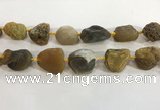 CNG3569 15.5 inches 18*20mm - 25*30mm nuggets rough agate beads