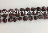 CNG3579 15.5 inches 10*14mm - 12*16mm nuggets garnet gemstone beads