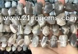 CNG3605 15.5 inches 13*20mm - 15*24mm faceted nuggets moonstone beads