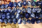 CNG3612 15.5 inches 13*20mm - 15*24mm faceted nuggets sodalite beads