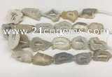 CNG3635 15.5 inches 22*30mm - 30*40mm freeform druzy agate beads