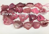 CNG3639 15.5 inches 22*30mm - 30*40mm freeform druzy agate beads