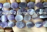 CNG3702 15.5 inches 15*20mm freeform rough dogtooth amethyst beads