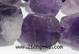CNG3720 15.5 inches 10*14mm - 12*16mm nuggets rough amethyst beads
