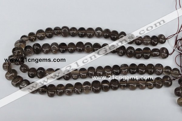 CNG38 15.5 inches 11*15mm nuggets smoky quartz gemstone beads