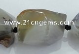 CNG413 15.5 inches 18*20mm - 25*35mm nuggets agate gemstone beads